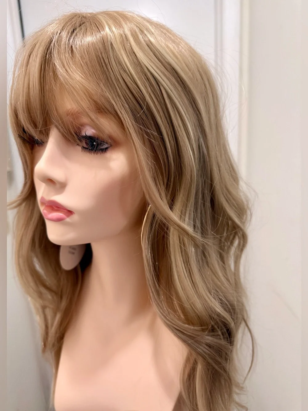 HAIR, 20” Straight Center Part with Bangs, Blondes